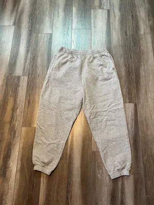 Gymshark Training Fleece Joggers in Light Grey Core Marl thumbnail 4
