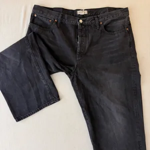 Madewell Low Slung Straight Denim Jeans Womens 33 Faded Black thumbnail 8