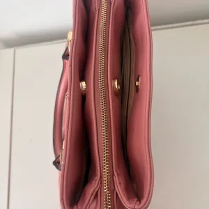 G by Guess Quilted Rose Pink Satchel with Gold Hardware thumbnail 8