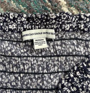 American Eagle Peplum Tube Top thumbnail 4