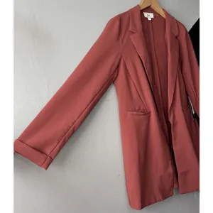 HAVE Los Angeles Blazer Jacket Size Large Muted Pink Earthy Boho Effortless Chic thumbnail 3
