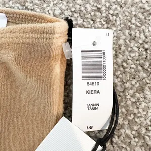Aritzia Kiera Tube Top Size L Velour Strapless‎ Cropped Bandeau Shirt Disco thumbnail 7