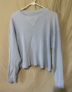 Brandy Melville John galt waffle long sleeve thumbnail 1