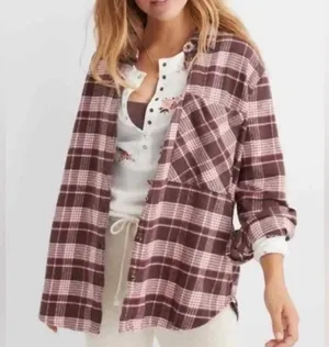 Aerie Boyfriend Flannel thumbnail 1