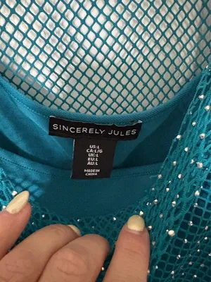 Sincerely Jules rhinestone top  thumbnail 2