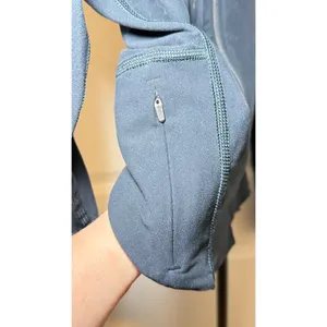 Spanx AirEssentials Collared Full Zip Jacket Navy Blue XS‎ thumbnail 4