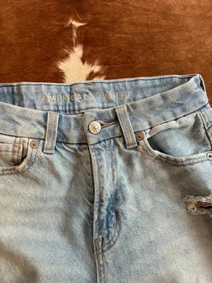 American Eagle curvy mom Jean size 00 regular Strigid real good No flaws! thumbnail 8