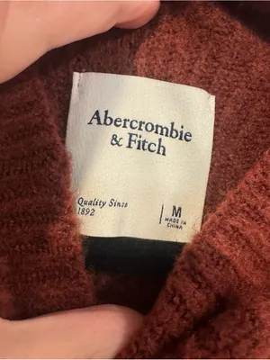 Cozy Rust Abercrombie‎ and Fitch Knit Sweater Dress thumbnail 2