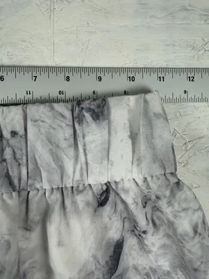 Lululemon Brisk‎ Stroll Skirt Gray White Marble Tie Dye Liner Shorts Womens 2 thumbnail 4