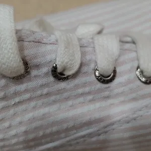 Sperry Top-Sider size 9 1/2 pale pink & white stripe NWOT thumbnail 9