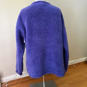 Disney Nightmare Before Christmas Fleece Long Sleeve Plush Pajama Top Purple M thumbnail 2