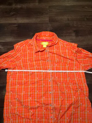 Maeve by Anthropologie Plaid Button down Size 12 thumbnail 5