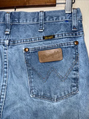 Vintage Wrangler High Rise Straight Leg Jeans Women’s 30x36 Distressed thumbnail 4