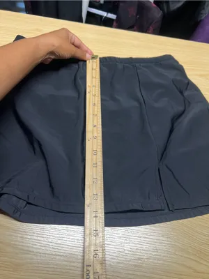 Black Swim Skirt Size 18 Built-In Brief Side Slit Swim Bottom NWOT thumbnail 11