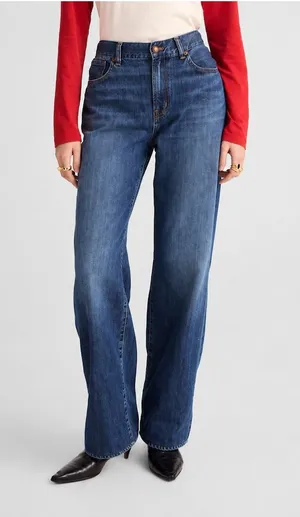 Madewell | Perfect Vintage Wide-Leg SoftDrape Jeans Moffat Wash | Sz 31 thumbnail 1