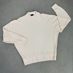 Topshop Oversized Slouchy Mock Neck Sweatshirt Nude‎ Pink Size 8 thumbnail 12
