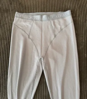 Fabletics Waffle High-Waisted Leggings Light Blue L thumbnail 2