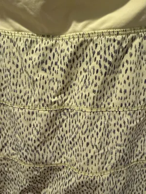 Lululemon Pace Rival Skirt II Dottie Dash Clarity Yellow Black Size 8 thumbnail 2