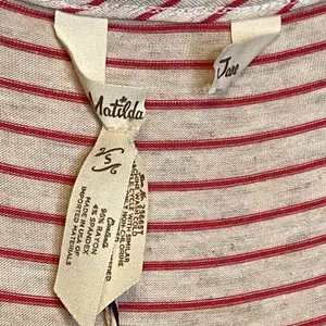 Matilda Jane Women's Top Take The Wheel Tee Striped V-Neck Flowy Tank Small‎ NWT thumbnail 7