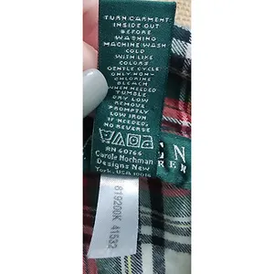 Ralph Lauren‎ Plaid Flannel Pajama Top Cozy Button-Down Sleepwear thumbnail 5