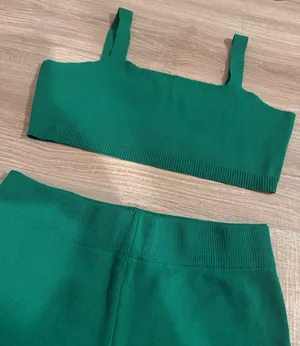 Green Knit Set Size M thumbnail 2