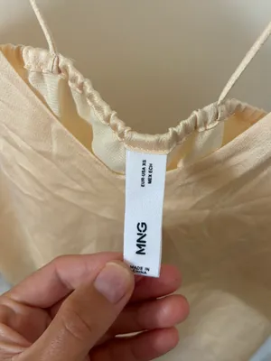 Butter Yellow Silk Top thumbnail 5
