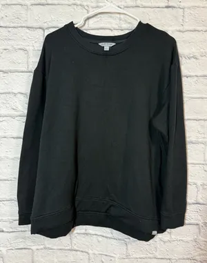 Orvis Classic Black Crewneck Sweatshirt, Large thumbnail 1
