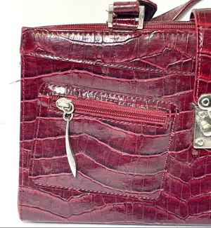 Y2K 2000’s Red Satchel Purse thumbnail 4