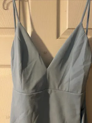 Blue Blush Light Blue Spaghetti Strap Mini Dress thumbnail 3