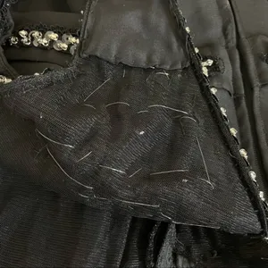 Vintage Dress Witchy Gothic Sleeveless Handmade Sparkle Retro Maxi Unique Retro‎ thumbnail 10