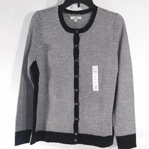 Croft & Barrow Textured Extra Cozy Cardigan Sz S thumbnail 3