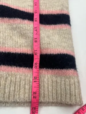BODEN Fluffy Stripe Jumper sweater mohair wool‎ blend sz XS thumbnail 6