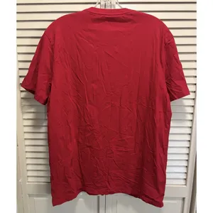 Polo Ralph Lauren TShirt Women's Logo V Neck Size L Red Soft Designer Casual thumbnail 4