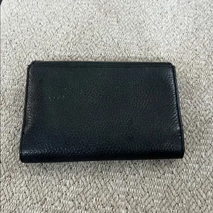 Kate Spade Black Wallet pebbled wallet with Gold Accent thumbnail 2