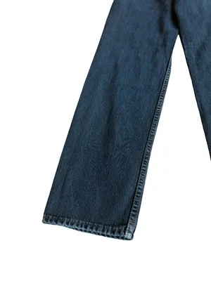 GRLFRND Devon Dark Wash Blue Straight Leg Jeans High Rise Denim Size 26 Women's thumbnail 12
