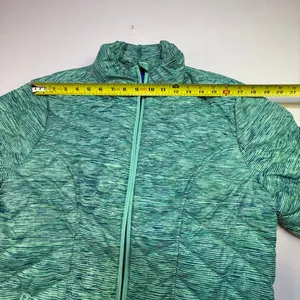 Tek Gear Women's Warm Tek Quilted Puffer Jacket Aqua Green Space Dye thumbnail 12