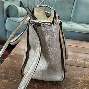 2 piece! Kate Spade Metallic Jackson Leather Medium Satchel Crossbody AND Wallet thumbnail 5