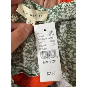 Floral green tank top Green thumbnail 5