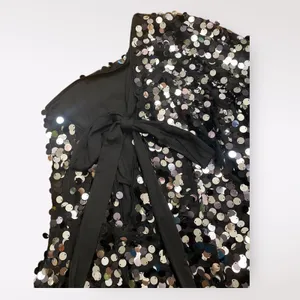 Revolve h:ours Darrell Mini Dress in Black Galaxy‎ Size M thumbnail 8
