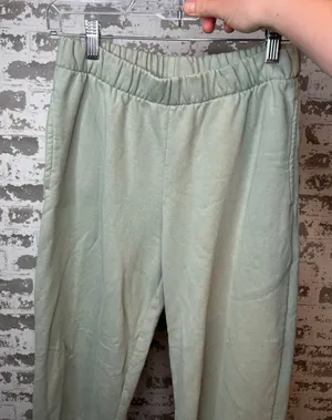 John galt | women brandy Melville sage green sweatpants joggers thumbnail 1