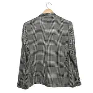 Augustus by Andrew Morgan houndstooth Blazer Jacket 90's Vintage Academia Size 6 thumbnail 4