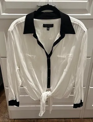 Tie Front Blouse thumbnail 1