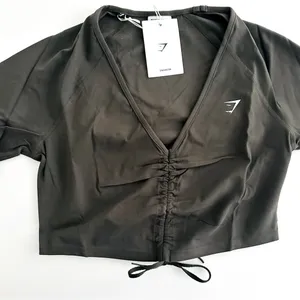 Gymshark L Ruched 3/4 Sleeve Crop Top thumbnail 5