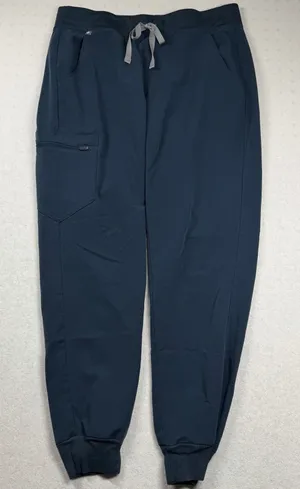 FIGS Zamora Jogger Scrub Pants Women’s Medium Navy Blue Technical Collection thumbnail 1