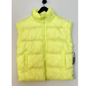 FREE PEOPLE In A Bubble Puffer Vest in Sour Citrus Size Small thumbnail 2