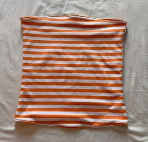 Reversible orange tube top thumbnail 1