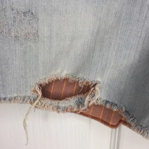 Free People Distressed Denim Shorts Light Wash thumbnail 9