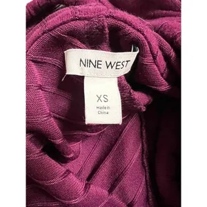 Nine West XSmall Small women hoodie shirt purple pink women thumbnail 6