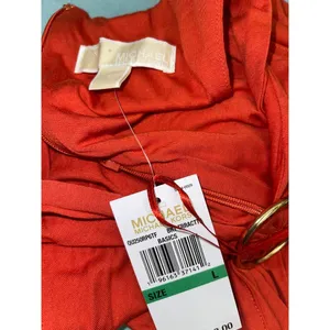 Michael Kors Orange Sleeveless Top size Large thumbnail 3
