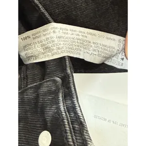 NWT Zara Women's Black High Waisted Frayed Hem Cut Off Denim Shorts Size 10 thumbnail 7